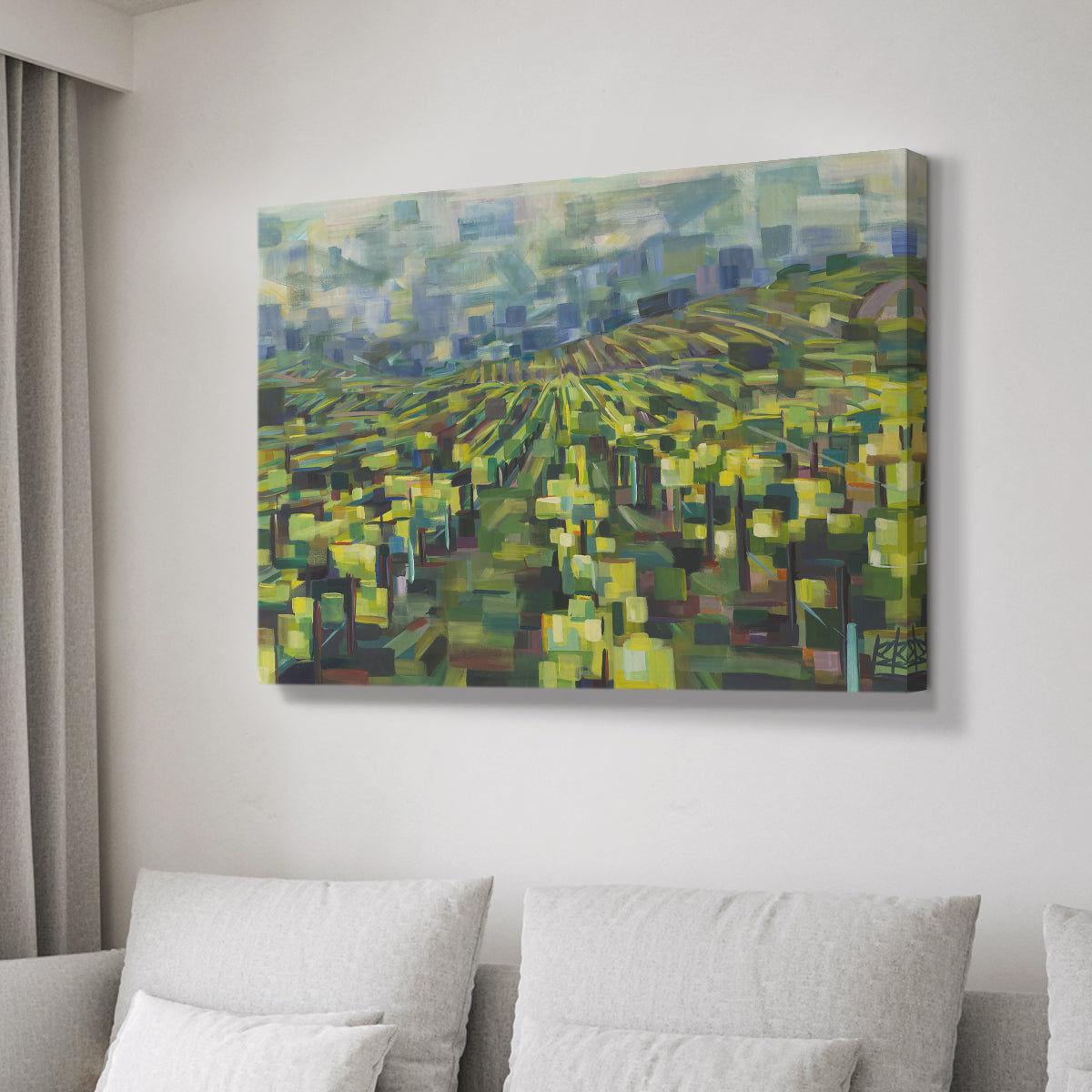 Yellow Grapevines Forever - Canvas Art Print