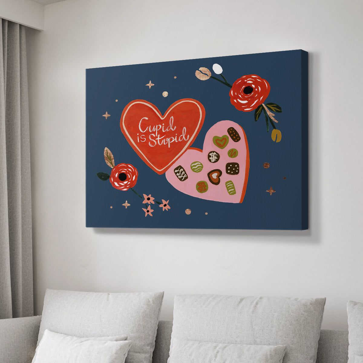 Happy Galentine II - Canvas Art Print