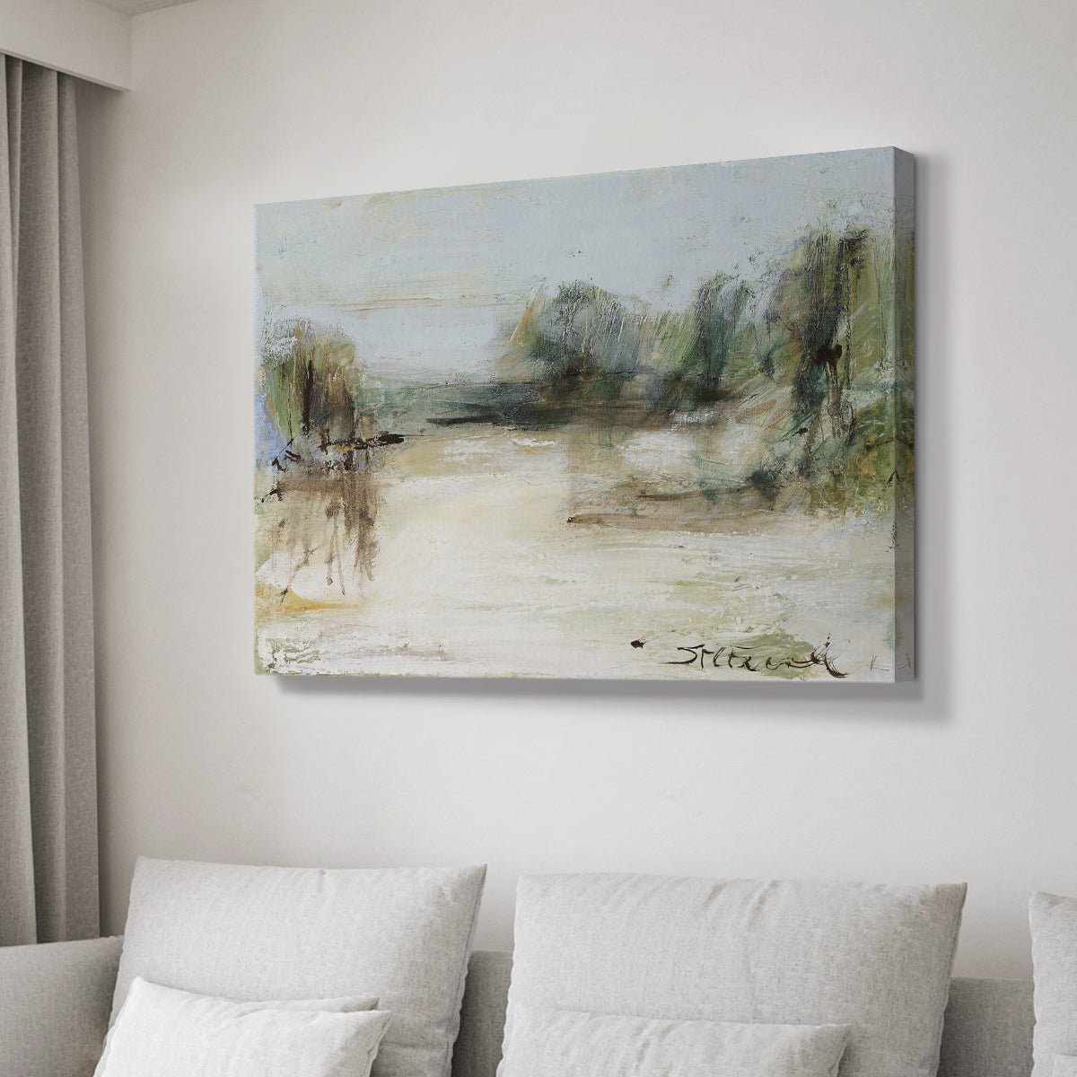 Wintery Horizon III - Canvas Art Print