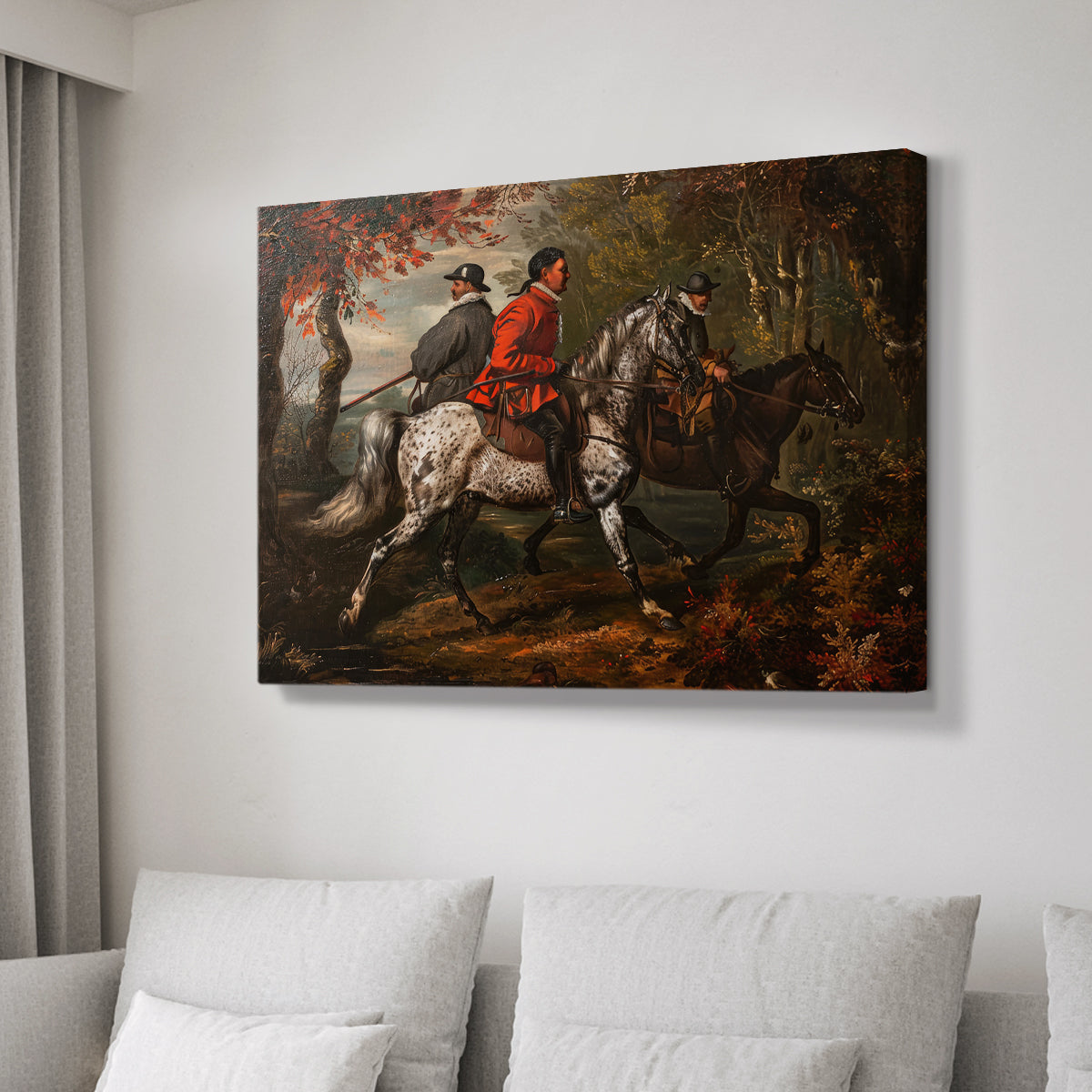 Vintage Hunt LXXVIII - Canvas Art Print