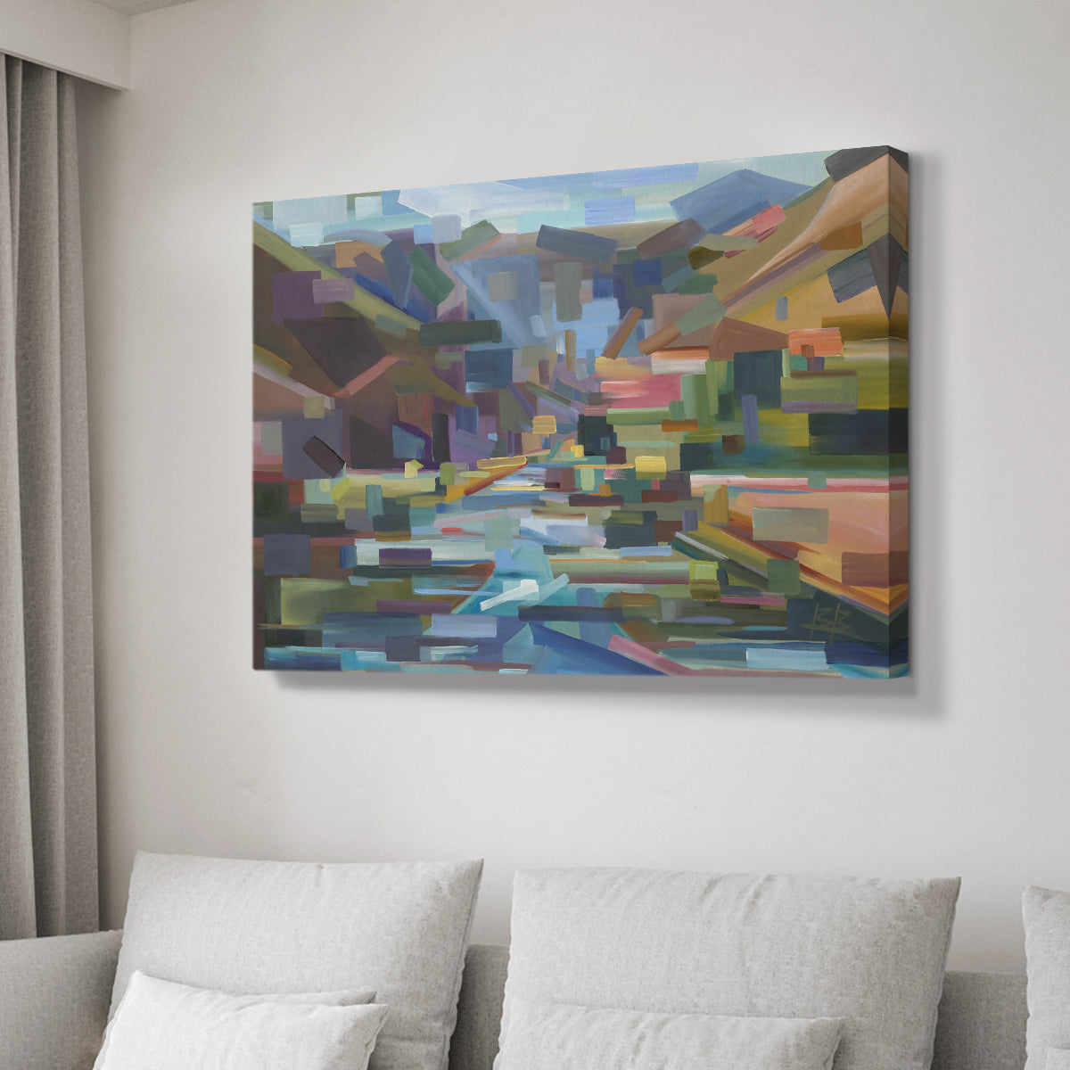 Pieces of Yakima Canyon - Canvas Art Print