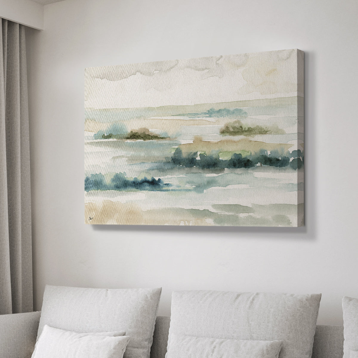 Pastel Panorama - Canvas Art Print