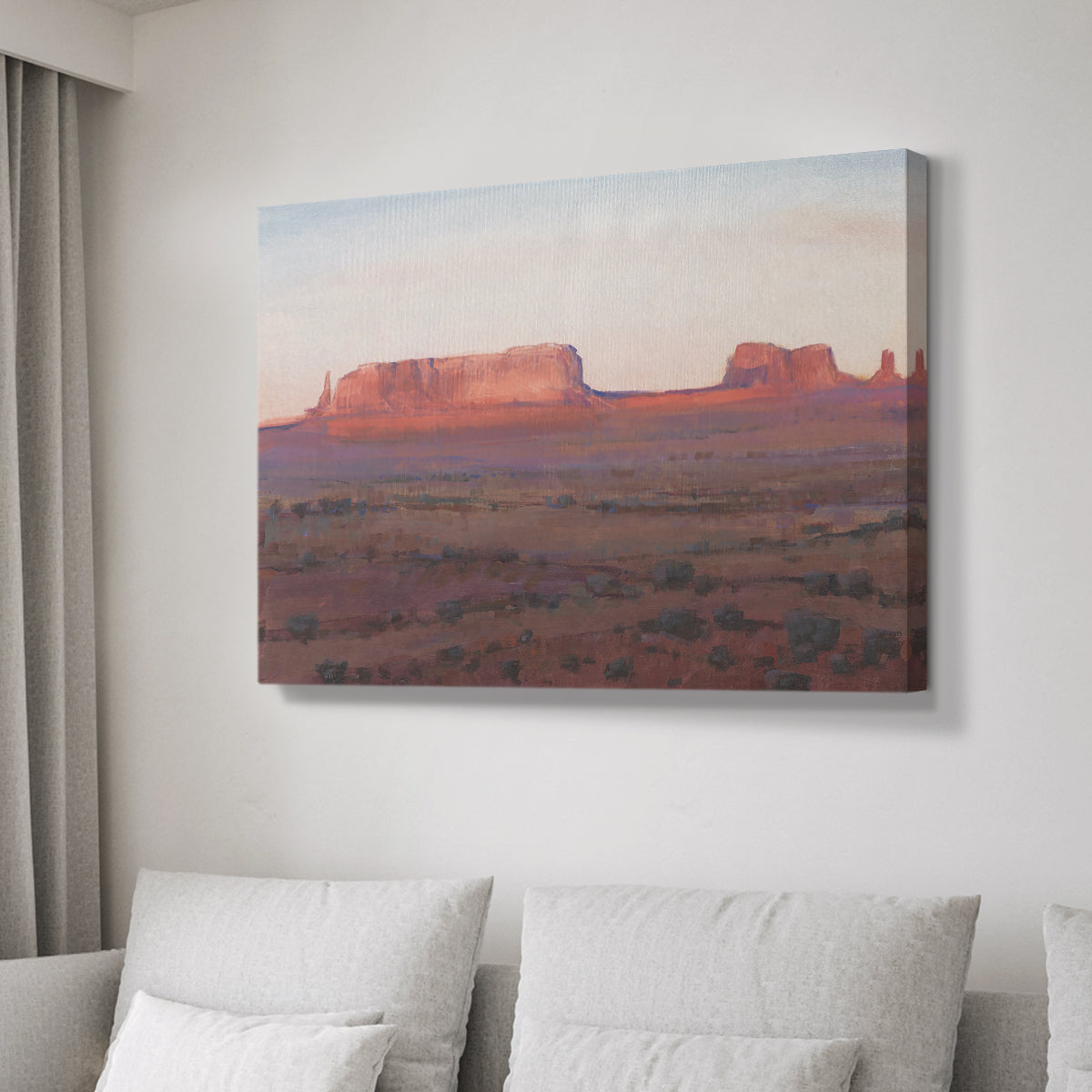 Red Rocks at Dusk I - Canvas Art Print