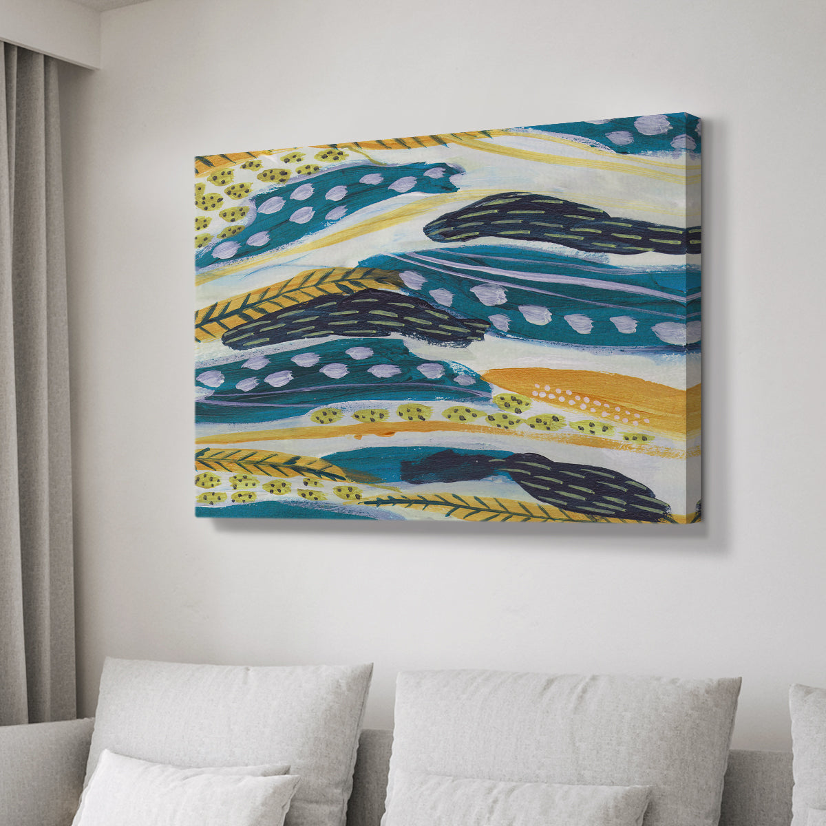 Feathery IV - Canvas Art Print