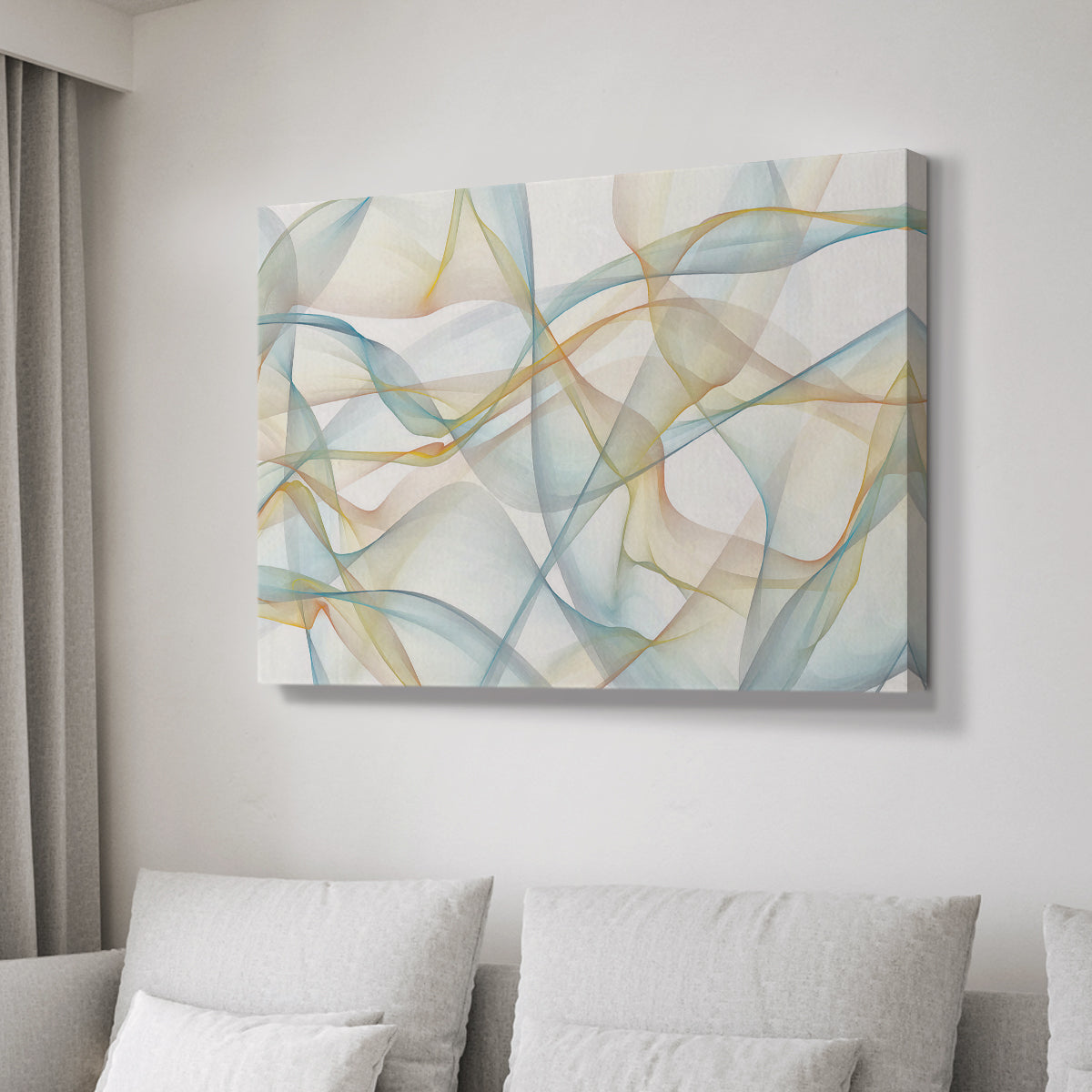 Curves and Waves VI - Canvas Art Print