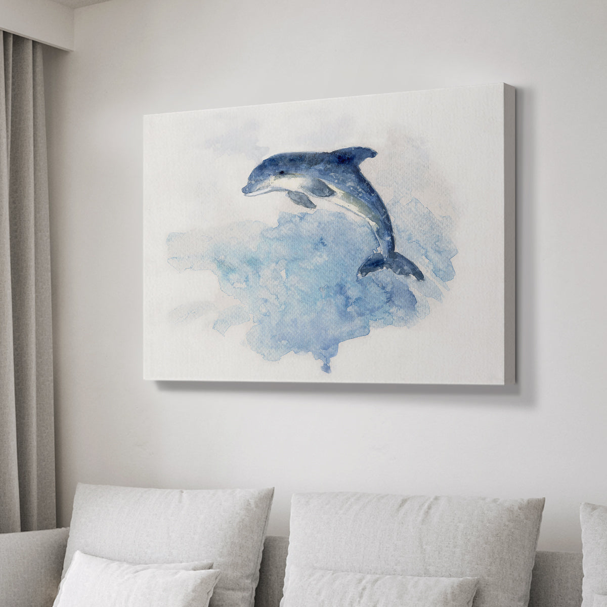 Wave Jumping - Canvas Art Print