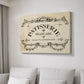 Antique French Label I - Canvas Art Print