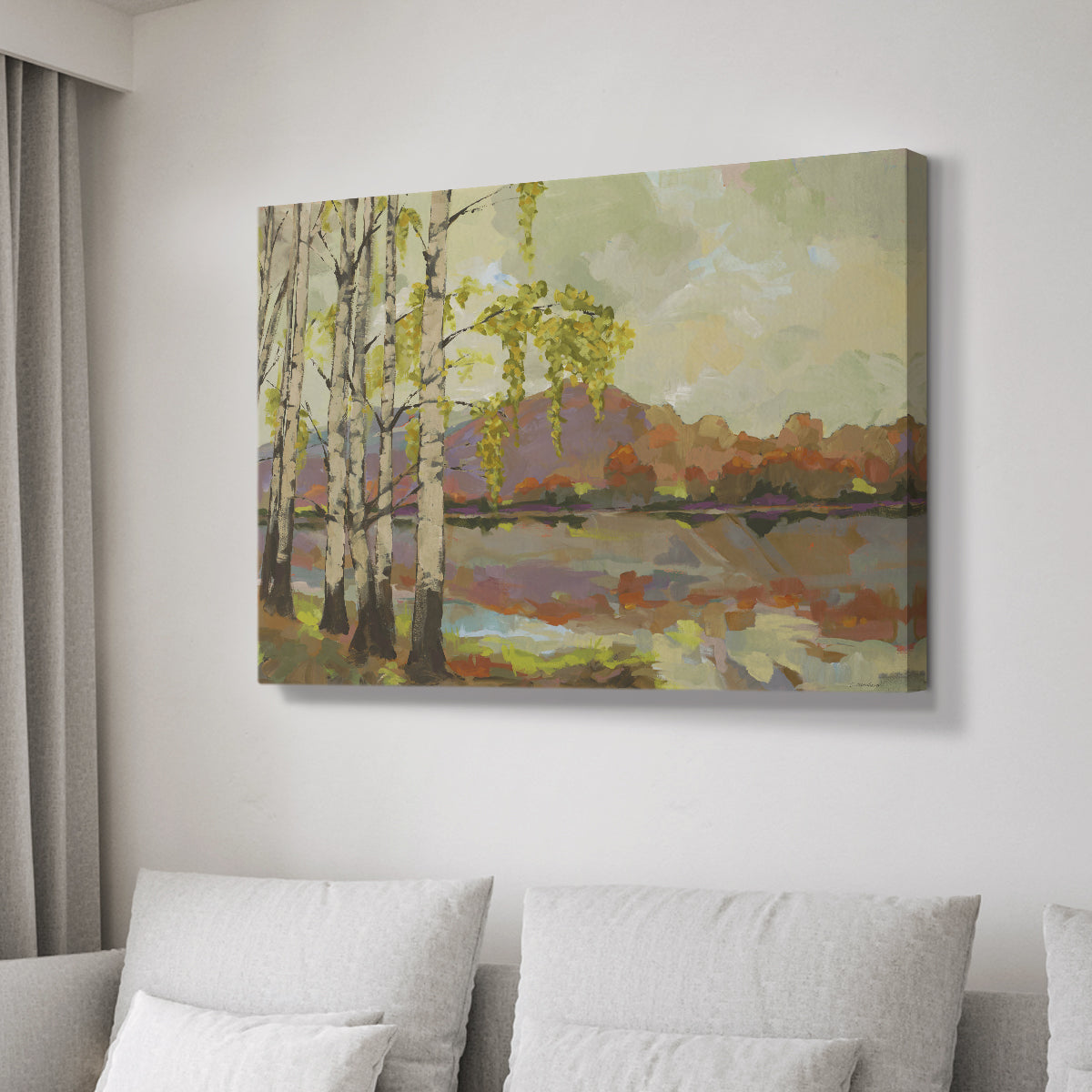 Birch Stand - Canvas Art Print
