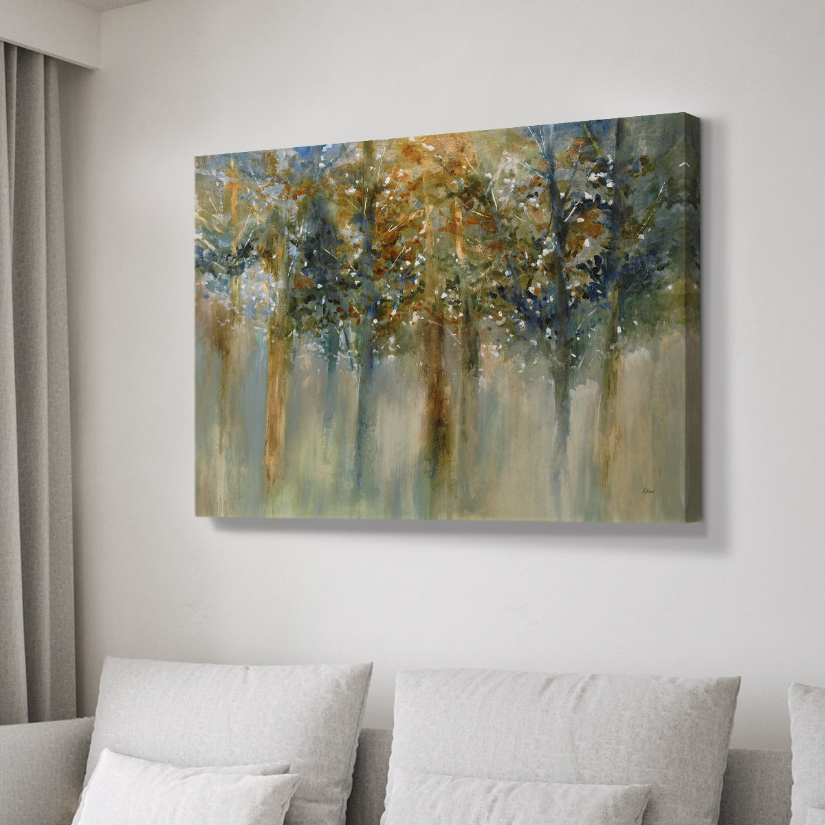 Rustic Leaves II - Canvas Art Print