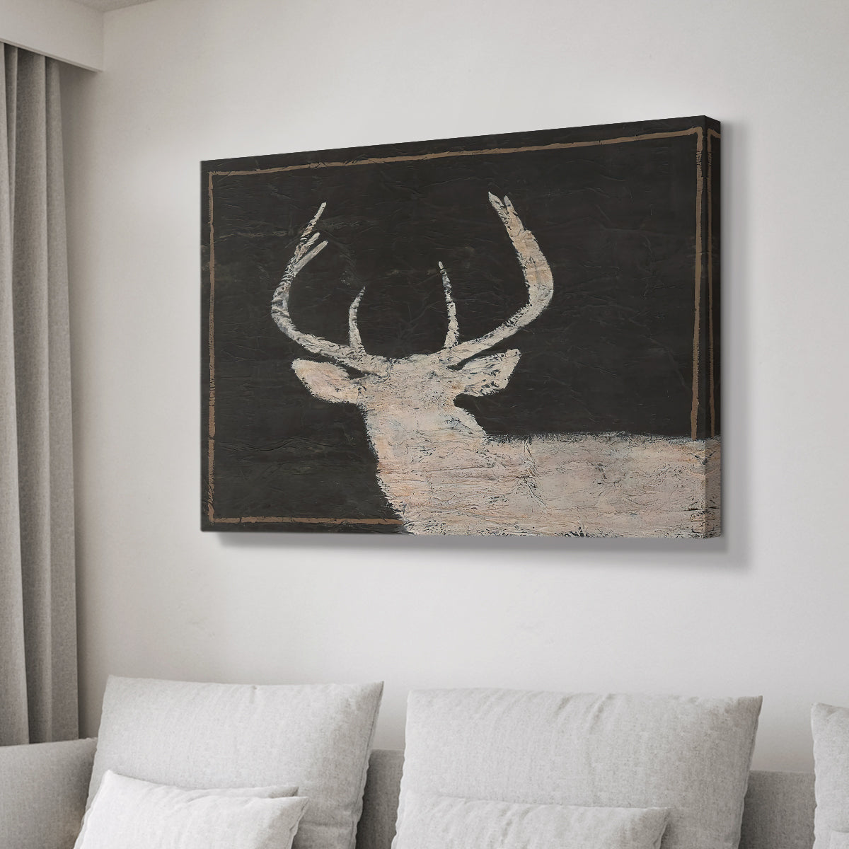 Brow Tine Deer I - Canvas Art Print