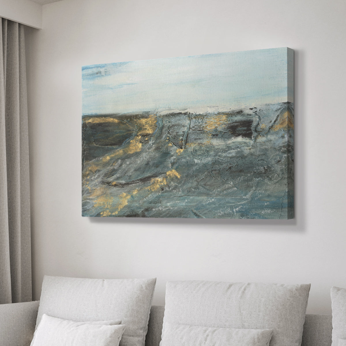 Flow of Love in Ocean I - Canvas Art Print