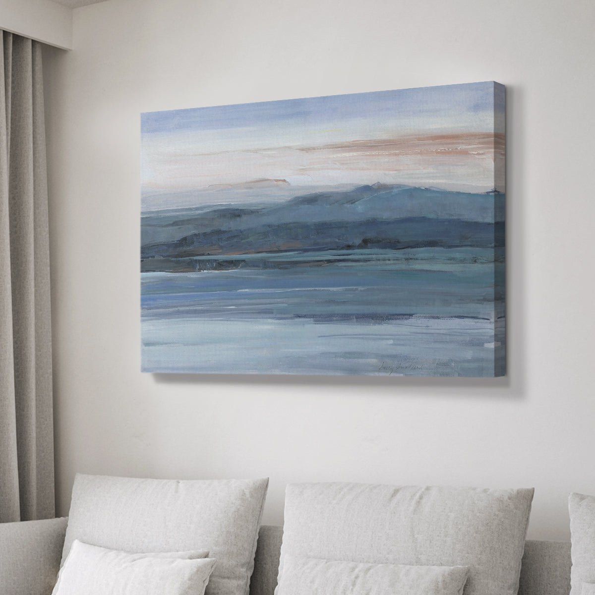 Across The Lake - Canvas Art Print