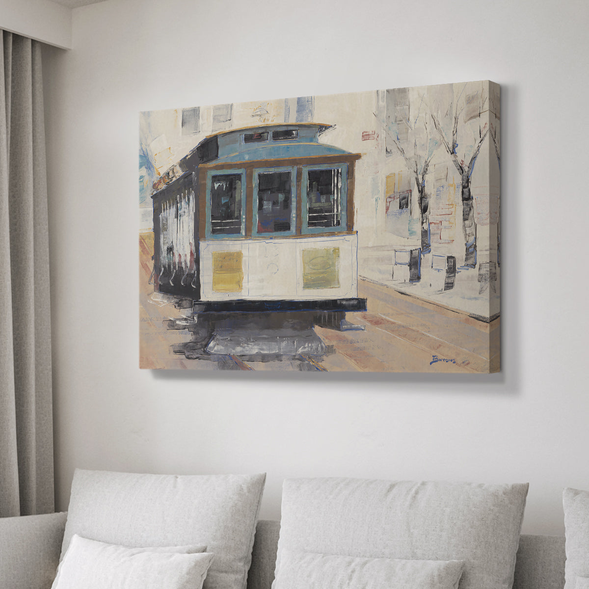 Cable Town - Canvas Art Print