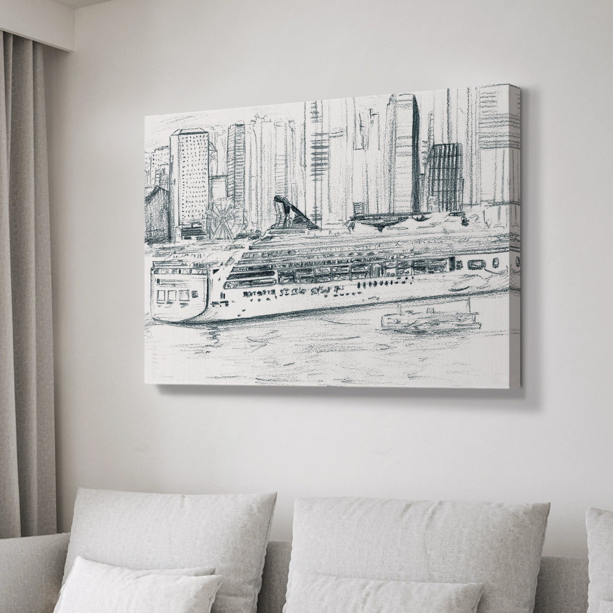 Ferryboats II - Canvas Art Print