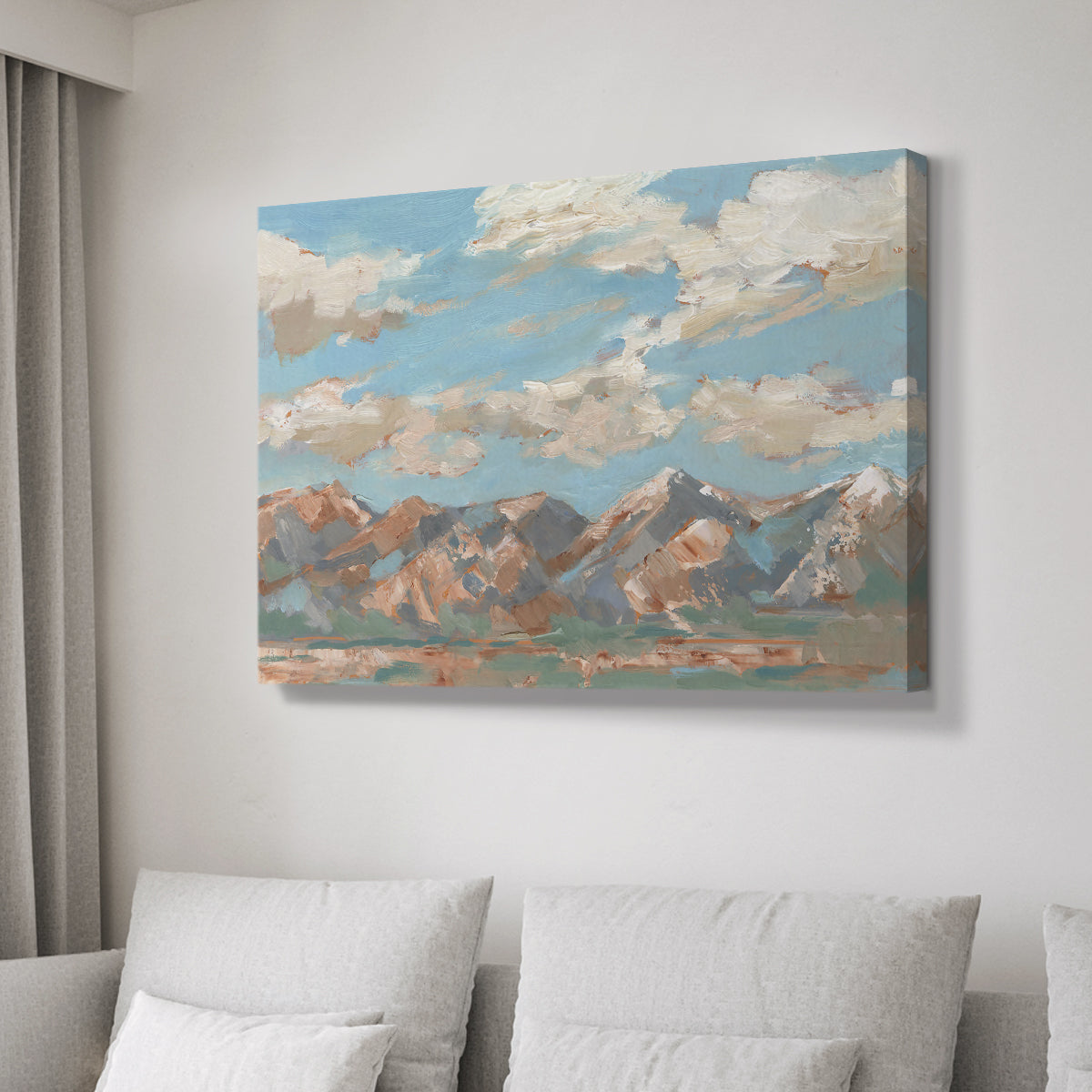 Pastel Western Vista I - Canvas Art Print