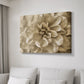 Neutral Wall Flower III - Canvas Art Print