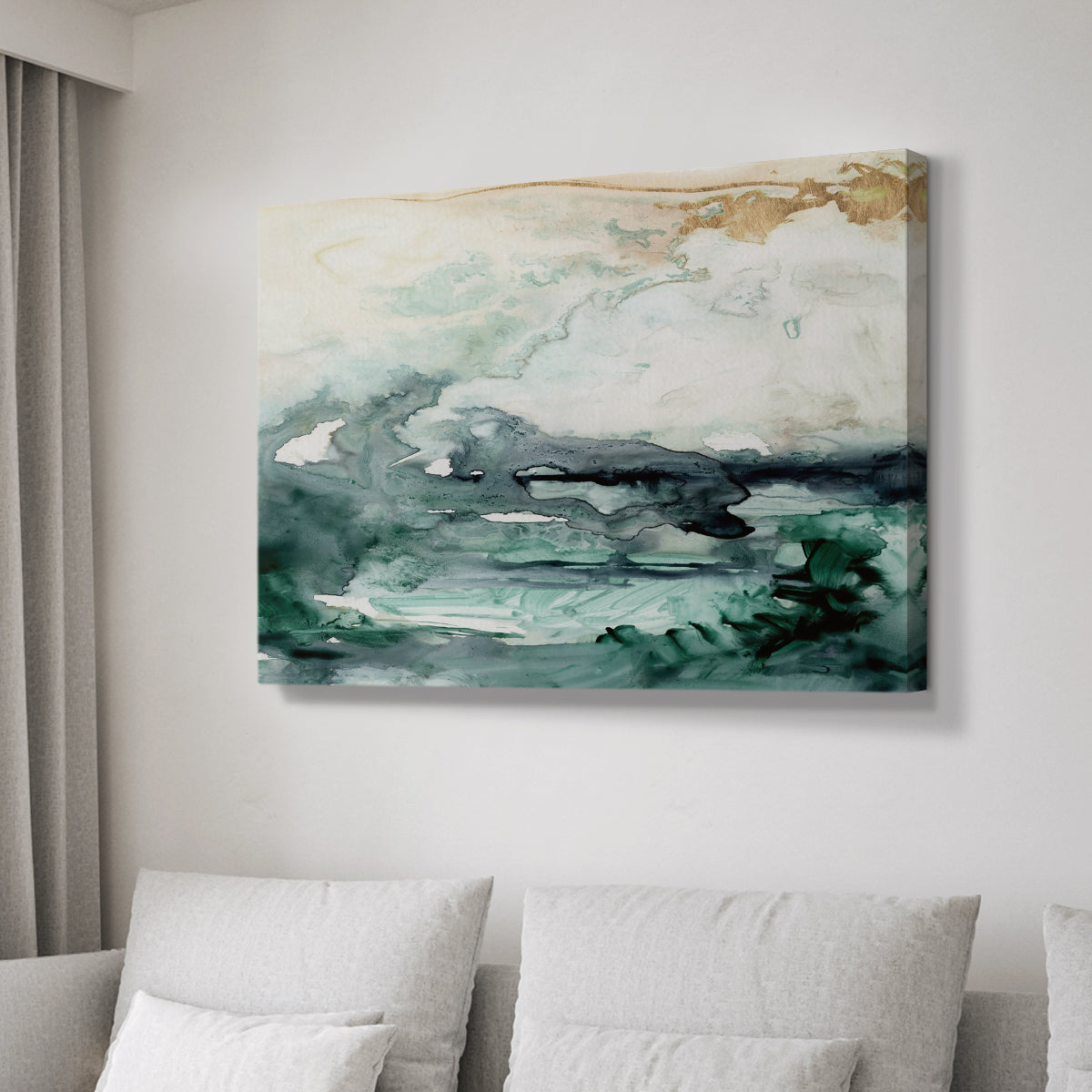 Sea Foam Flow I - Canvas Art Print