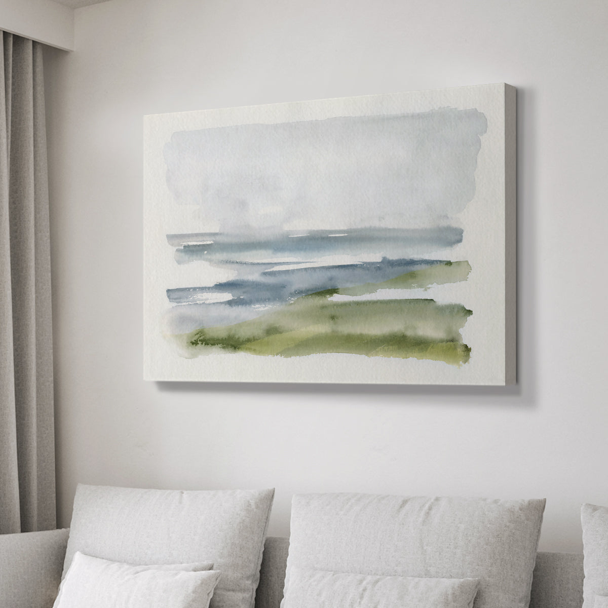 Coastline Splash I - Canvas Art Print