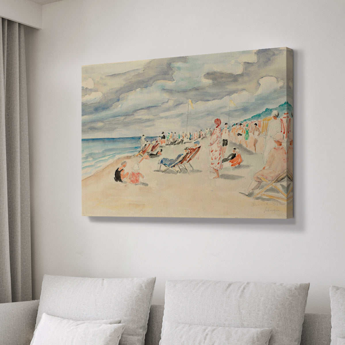 Vintage Beach XLIV - Canvas Art Print