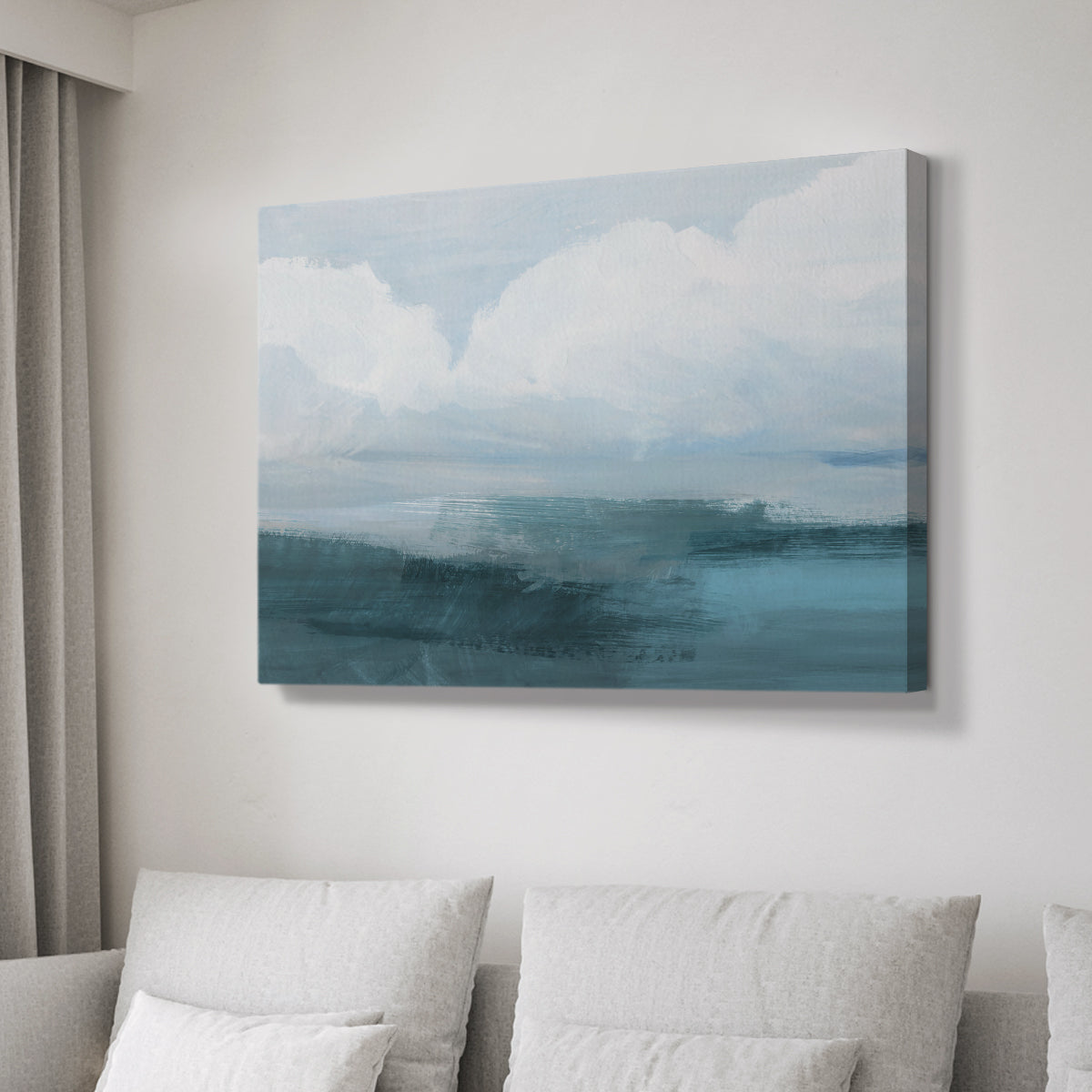 Azure Rising I - Canvas Art Print
