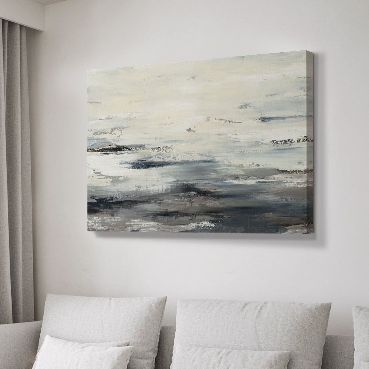 On The Stormy Seas - Canvas Art Print