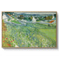 Vineyards at Auvers, 1890 - Floater Framed Canvas Print
