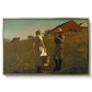 A Temperance Meeting, 1874 - Floater Framed Canvas Print
