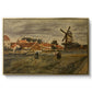 The Potato Harvest, c. 1875 - Floater Framed Canvas Print