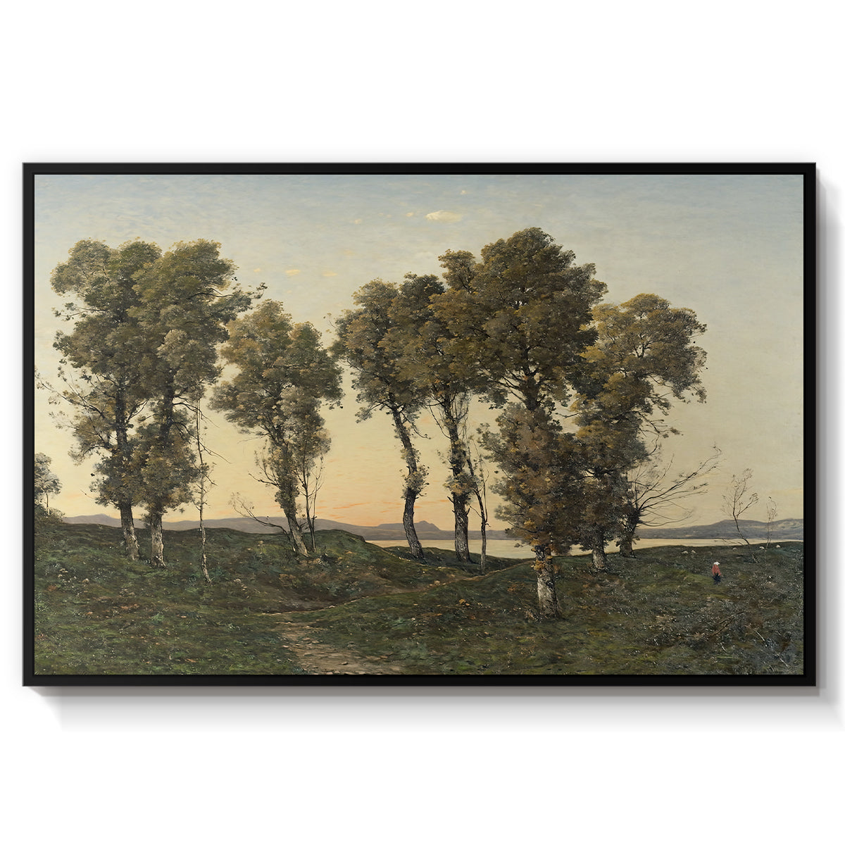 Autumn Evening, 1894 - Floater Framed Canvas Print