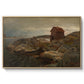 A Fisherman's Home, Lillesand, 1858 - Floater Framed Canvas Print