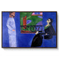 The Conversation, c. 1908-1912 - Floater Framed Canvas Print