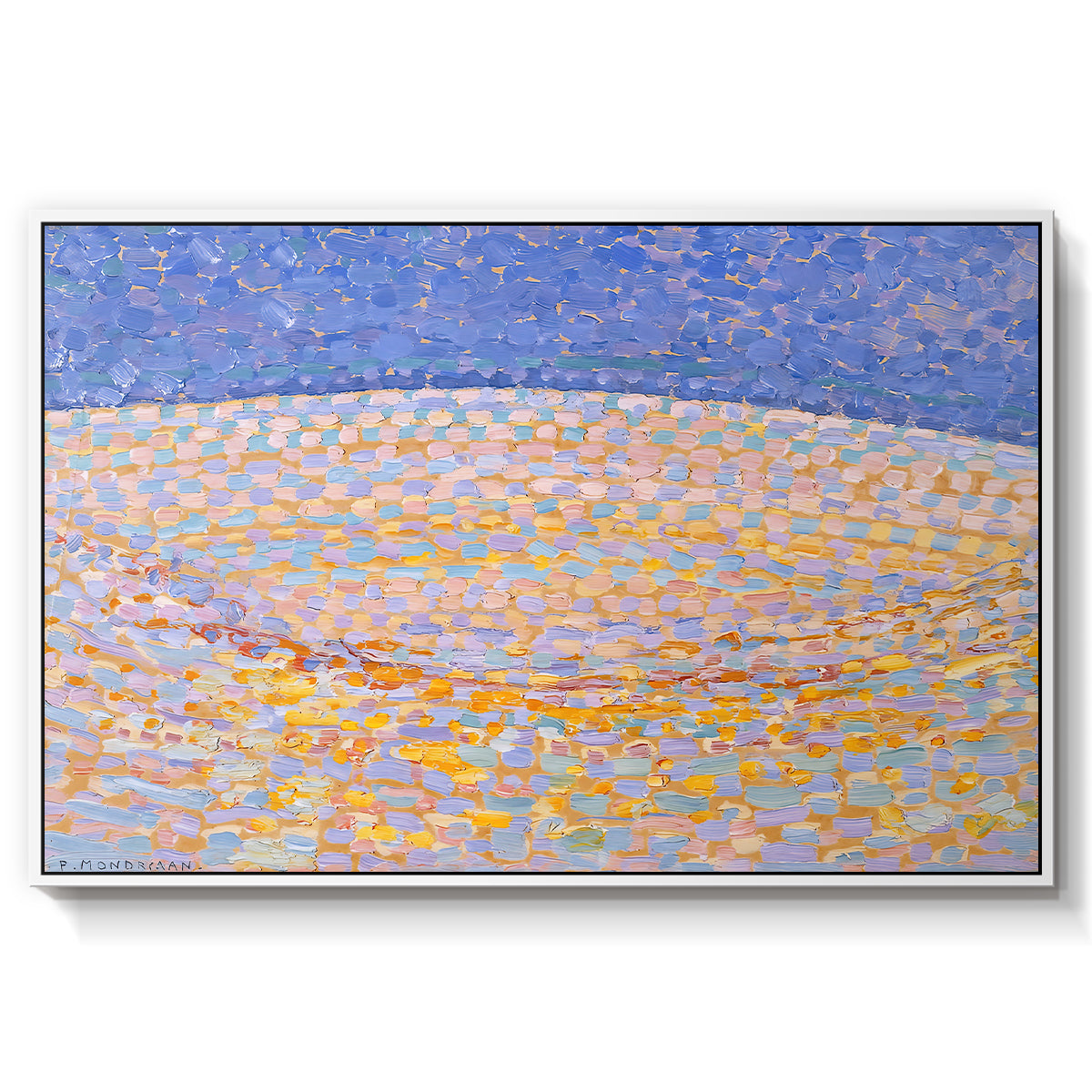 Dune III, 1909 - Floater Framed Canvas Print