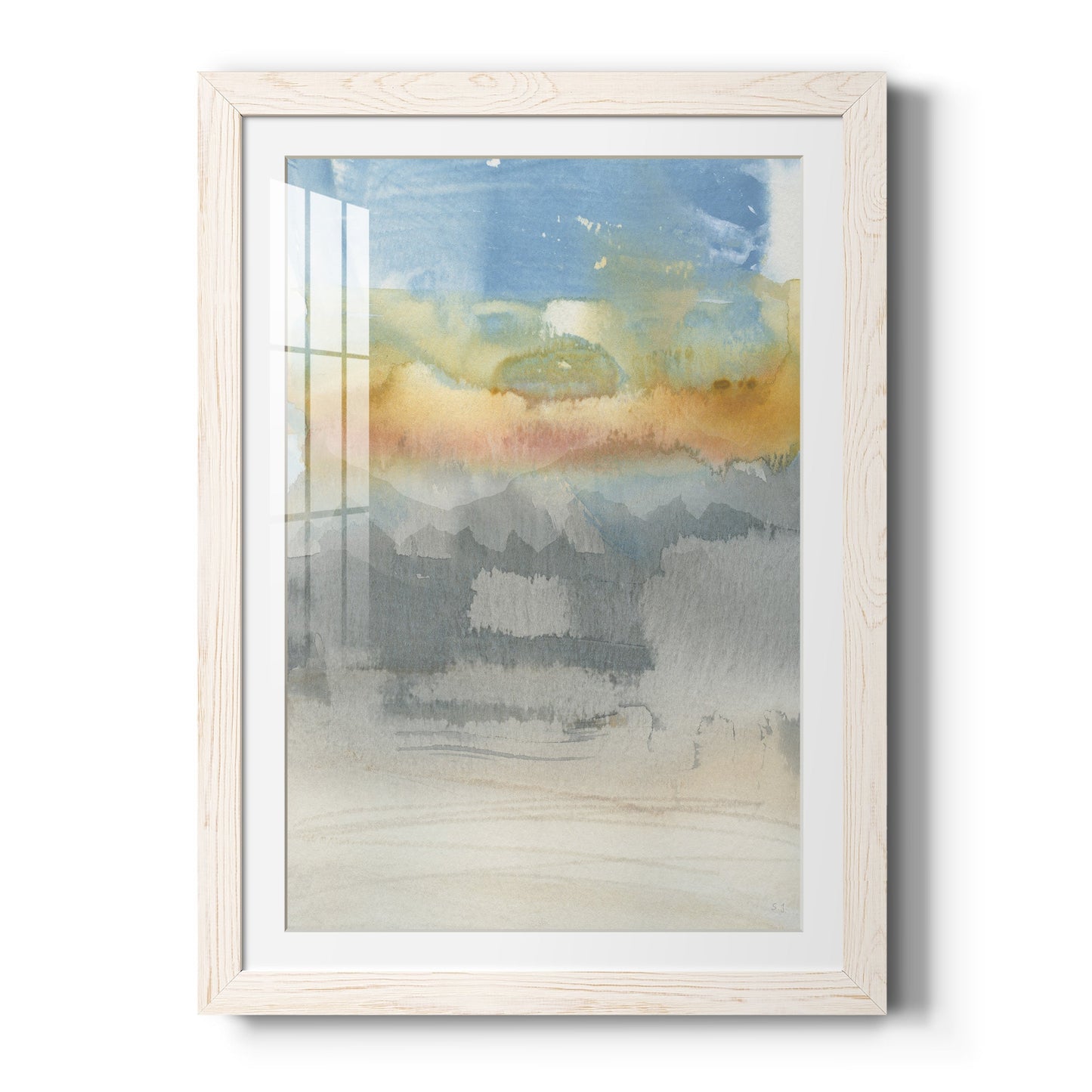 High Desert Sunset II - Barnwood Framed Art Print