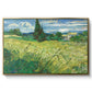 Green Wheat Field with Cypress, 1889 - Floater Framed Canvas Print