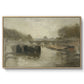 The Bridge (Le pont), 1895 - Floater Framed Canvas Print