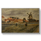 The Potato Harvest, c. 1875 - Floater Framed Canvas Print