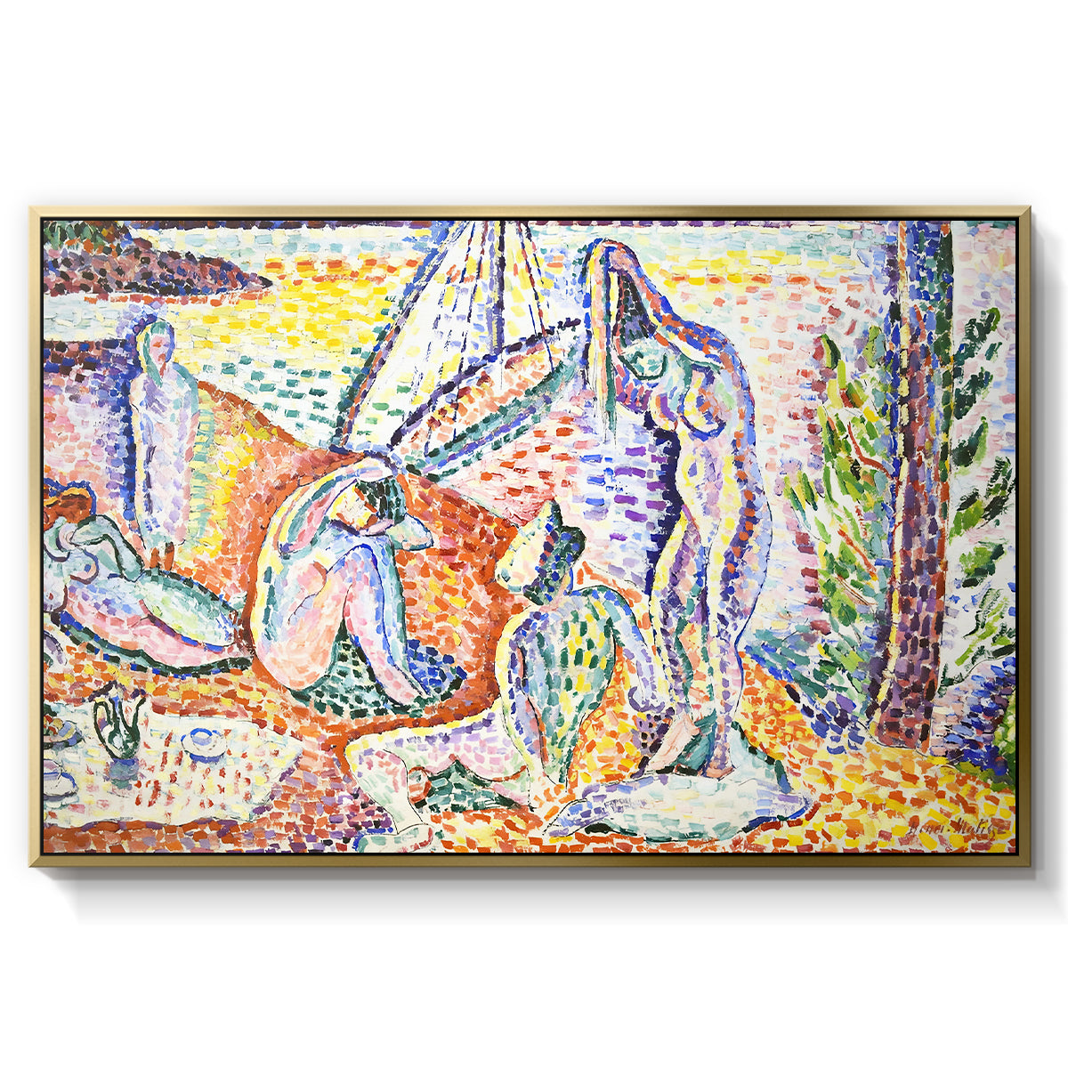 Luxe, Calme et Volupté, 1904 - Floater Framed Canvas Print