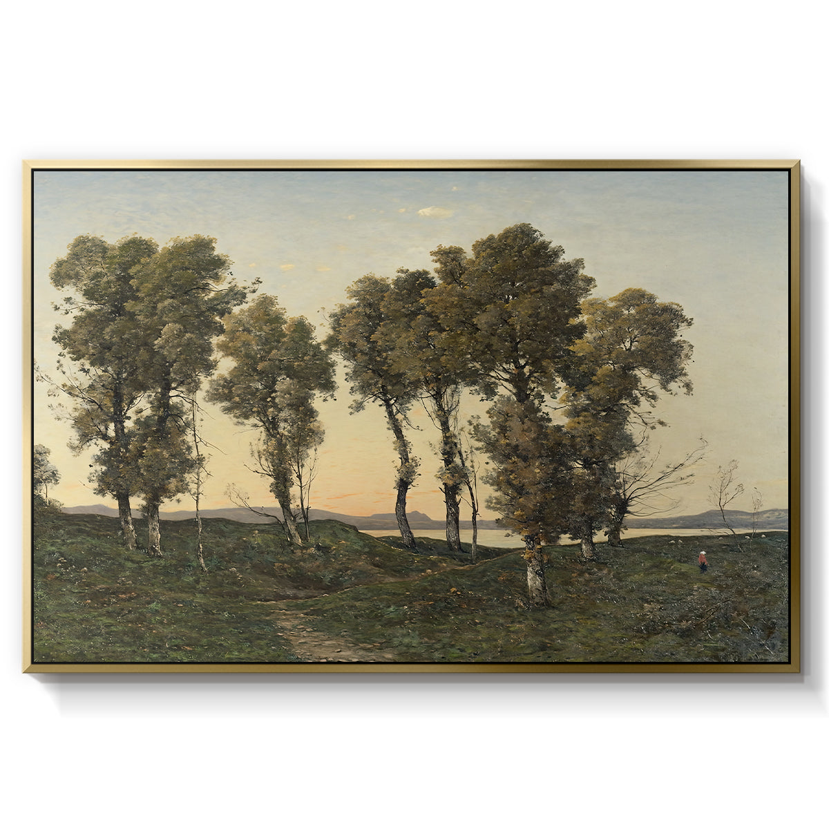 Autumn Evening, 1894 - Floater Framed Canvas Print