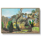 Landscape near Nice, c. 1918 - Floater Framed Canvas Print