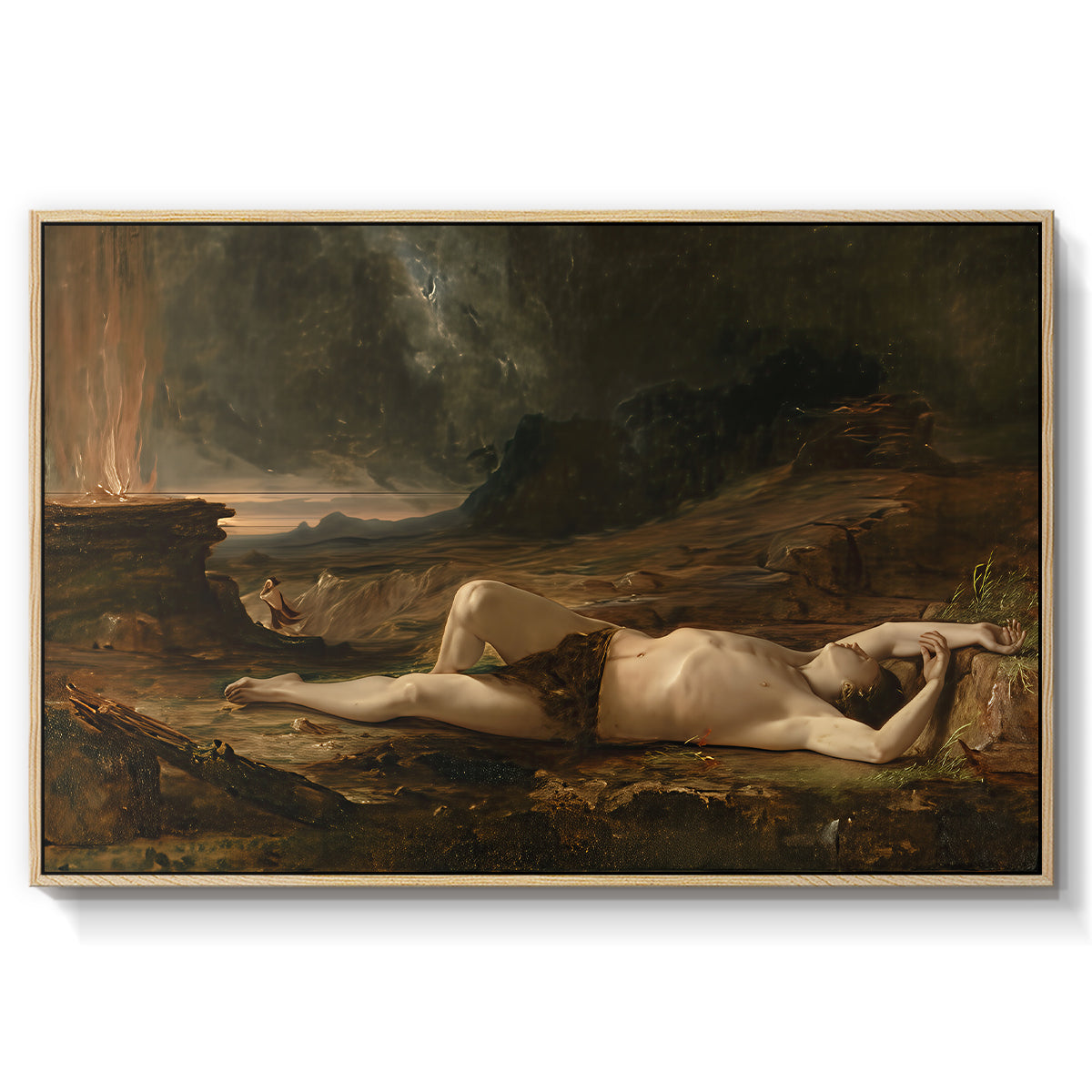 The Dead Abel, 1832 - Floater Framed Canvas Print