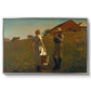 A Temperance Meeting, 1874 - Floater Framed Canvas Print