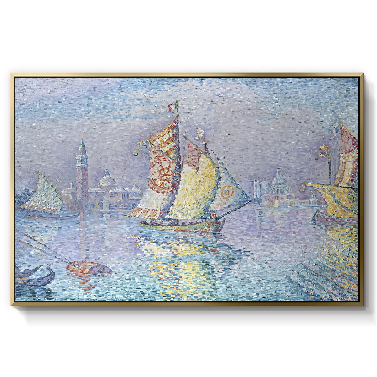 Venice, the Yellow Sail, 1904 - Floater Framed Canvas Print