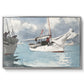 Fishing Boats, Key West, 1903 - Floater Framed Canvas Print