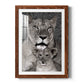 Lioness and Cub - Premium Framed Print - Distressed Barnwood Frame - Ready to Hang