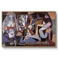 Women of Algiers (Version O), 1955 - Floater Framed Canvas Print