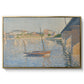 Le Clipper, Asnières, 1887 - Floater Framed Canvas Print