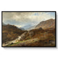 Mountain Landscape, 1864 - Floater Framed Canvas Print
