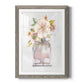 Mini Bouquet I - Barnwood Framed Art Print