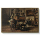 The Studio of Ferdinand De Braekeleer I, Father of the Painter, c. 1873-1885 - Floater Framed Canvas Print
