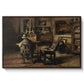 The Studio of Ferdinand De Braekeleer I, Father of the Painter, c. 1873-1885 - Floater Framed Canvas Print